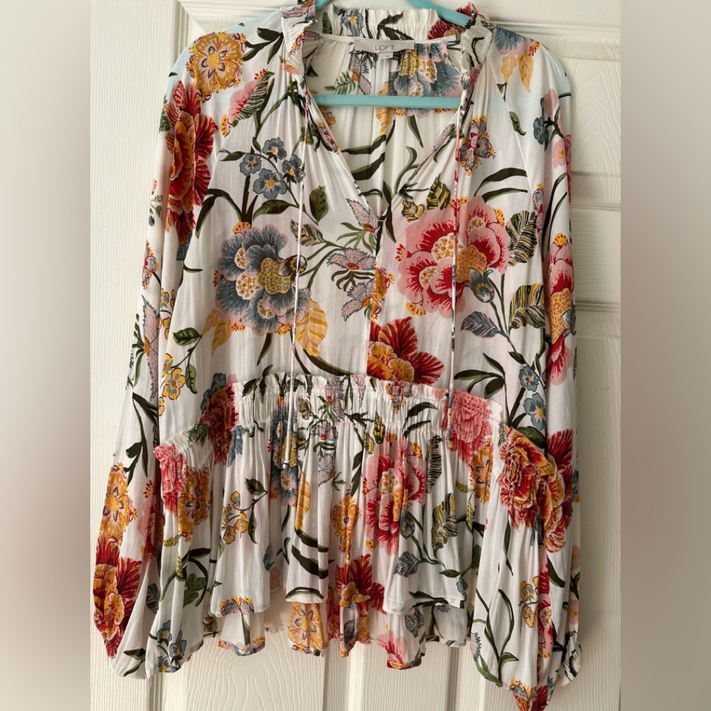 Loft Poppy Bloom Tunic